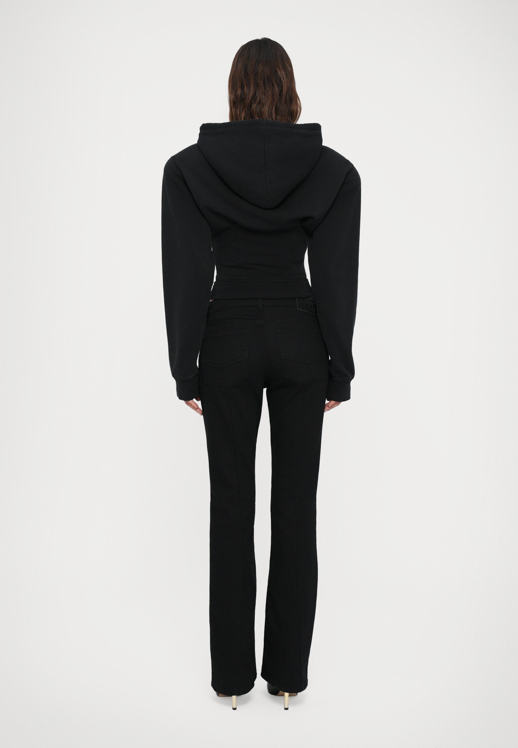 Sweat à capuche moulant Dsquared2 - Noir