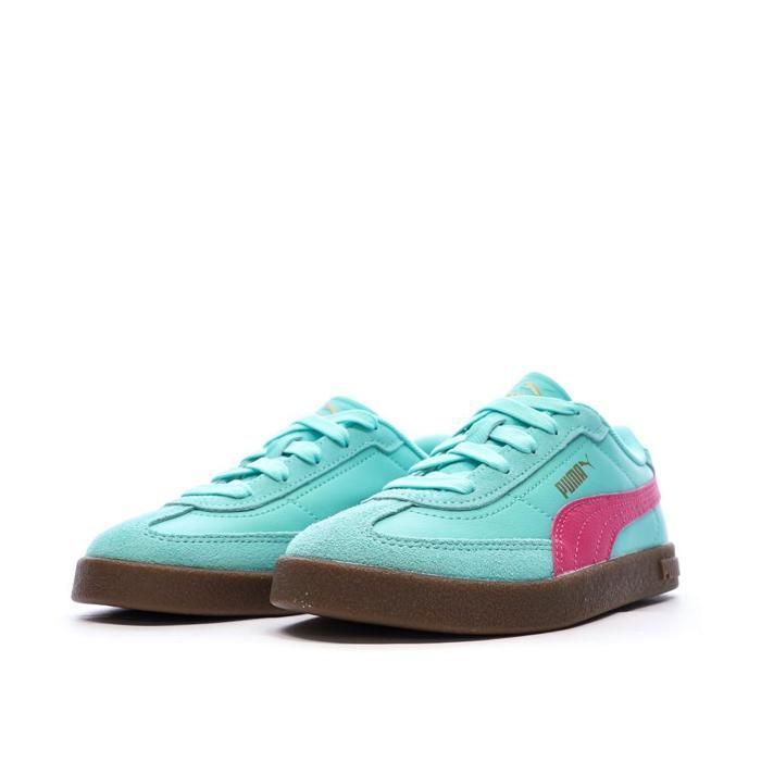 Baskets Turquoise/Fushia Garçon/Fille Puma Club