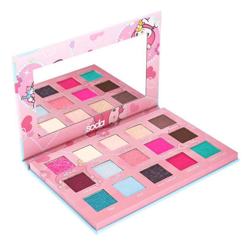 Hello Kitty My Melody acu ēnu palete Acu ēnu paletes un grims