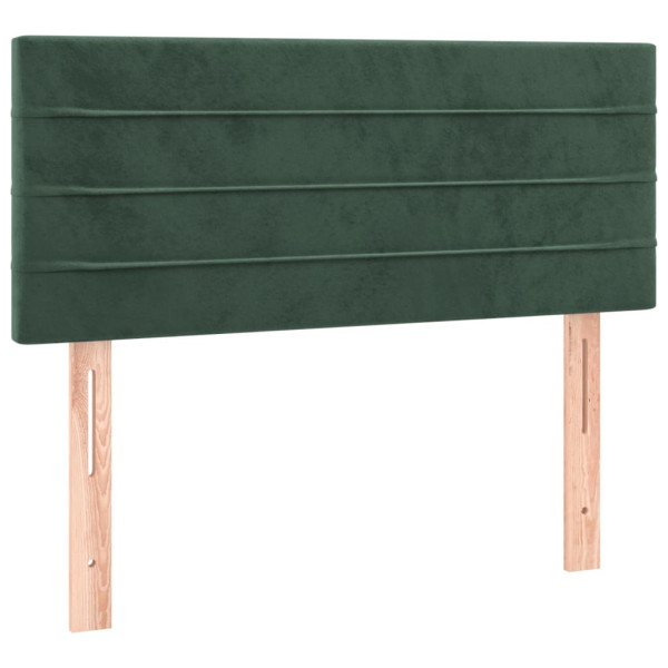 Wezgłowie Zielony 80 cm Aksamit Low vidaXL