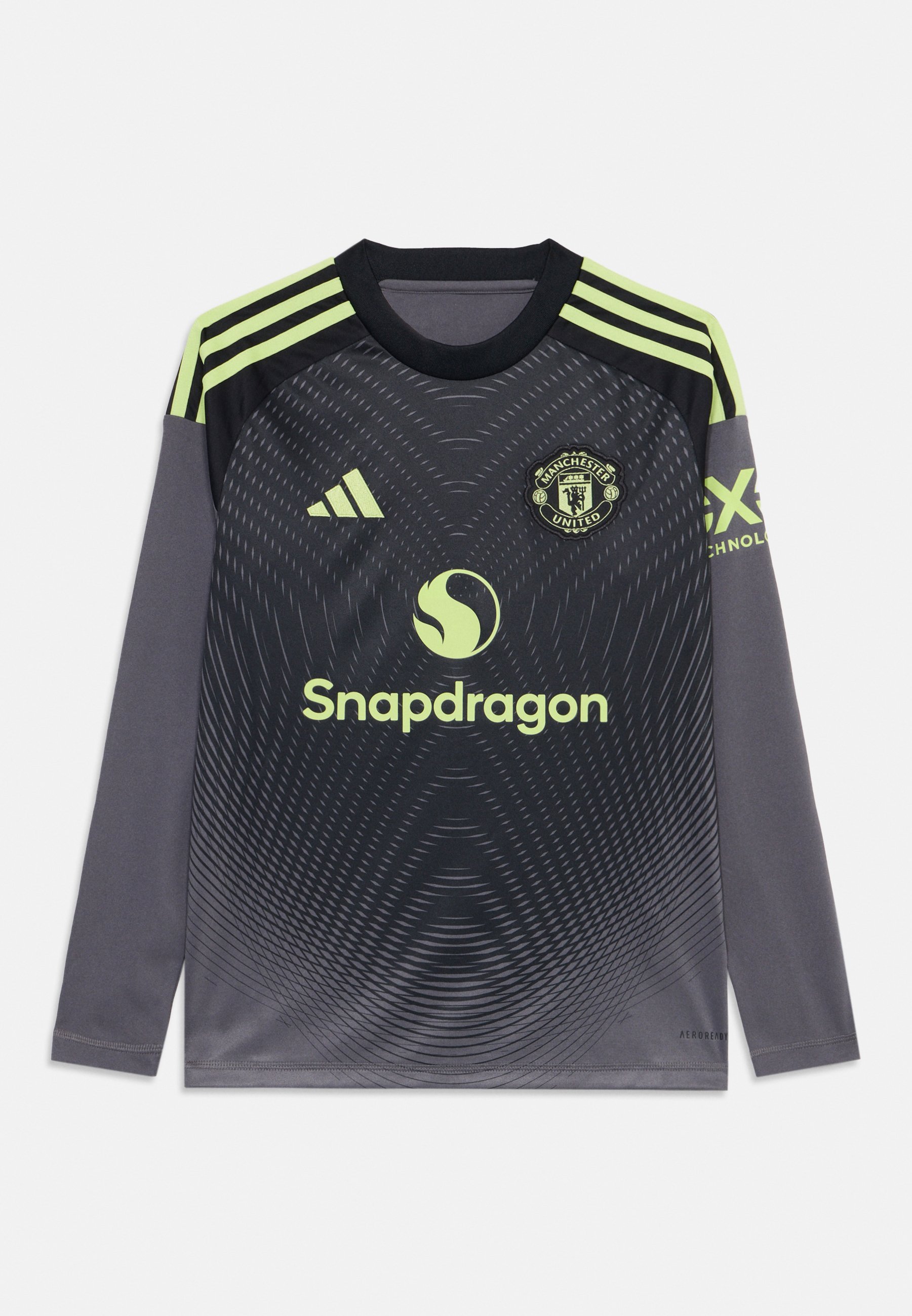 adidas Performance MANCHESTER UNITED 25/26 GOALKEEPER KIDS LONG SLEEVE UNISEX - Club wear - grey five