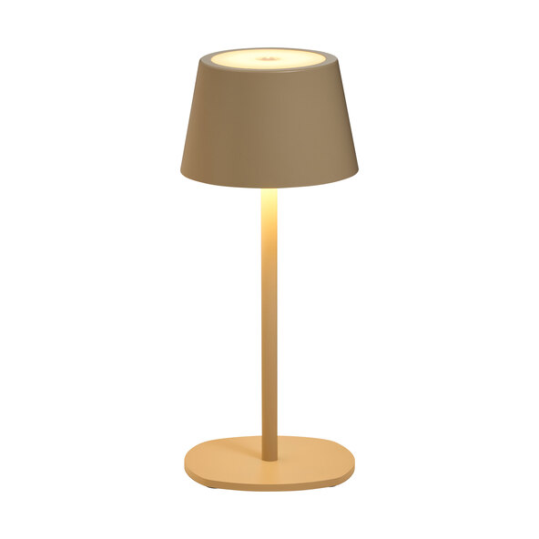 3-in-1 LED rechargeable table lamp, beige