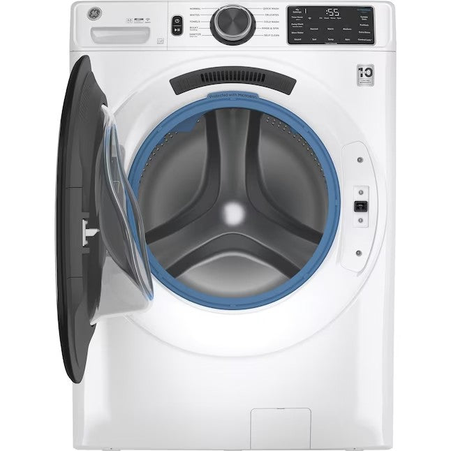 GE UltraFresh Vent System 4.8 cu ft Stapelbare Slimme Voorlader Wasmachine (Wit) ENERGY STAR