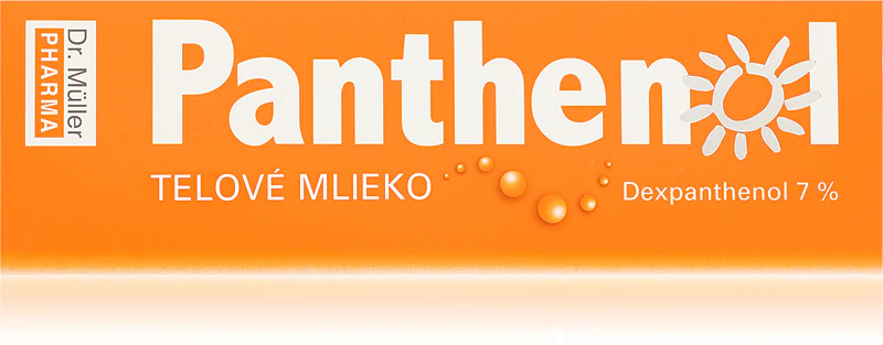 Hydratačné mlieko po opaľovaní Dr. Müller Panthenol 7%
