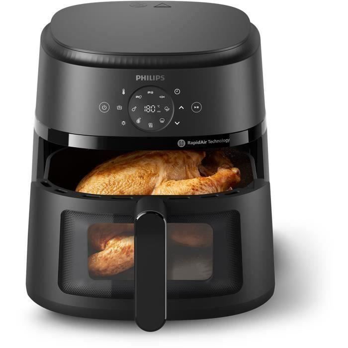 Philips NA230/00 Airfryer - 2000-serie - 6,2 liter - 13 kookstanden - Kookvenster - 1500 W - Zwart