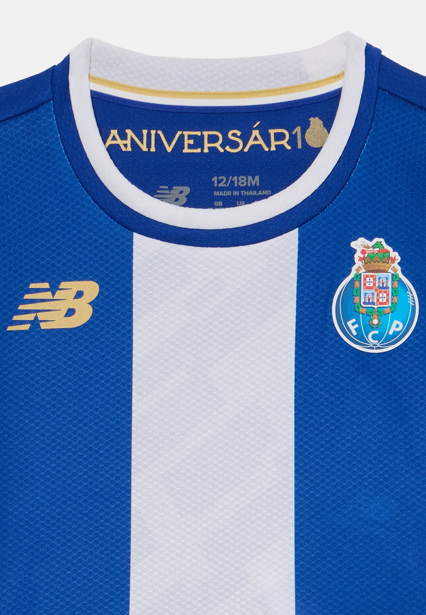 Conjunto infantil unissex New Balance FC Porto Home - Roupa de clube - azul