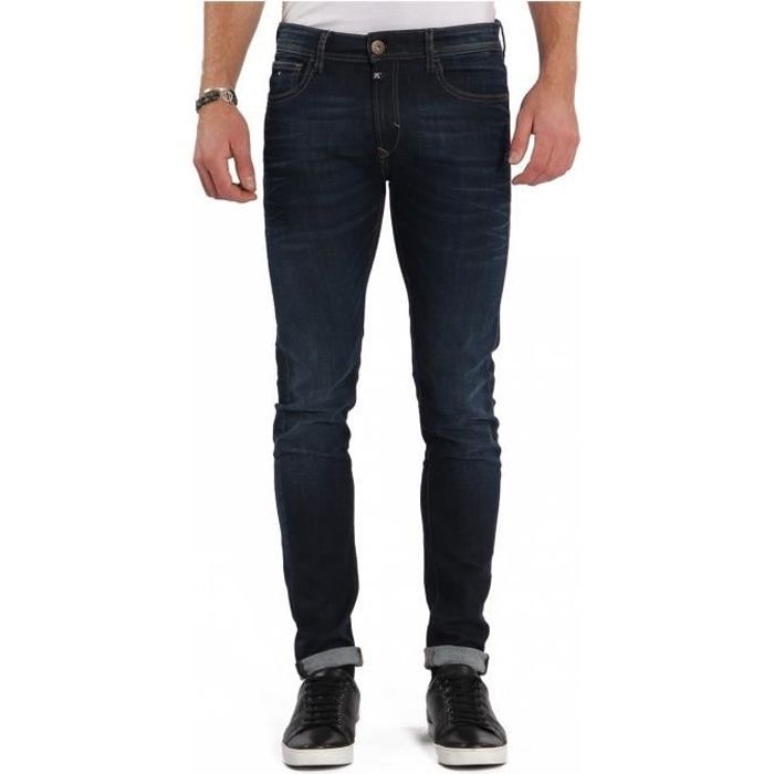 Men's Kaporal Stretch Skinny Jeans - Blue - Standard Waist - Skinny Fit