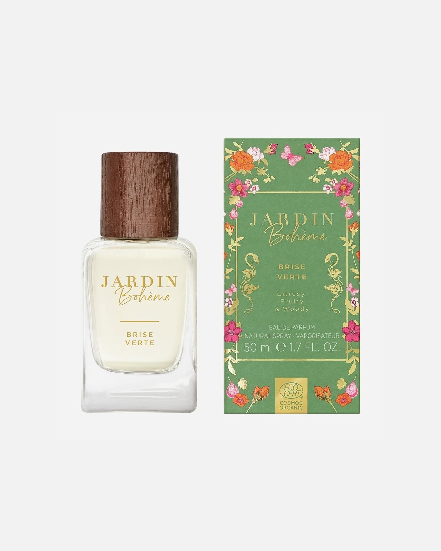 Parfuminis vanduo Jardin Bohème natūralūs kvapai Brise Verte - 50 ml