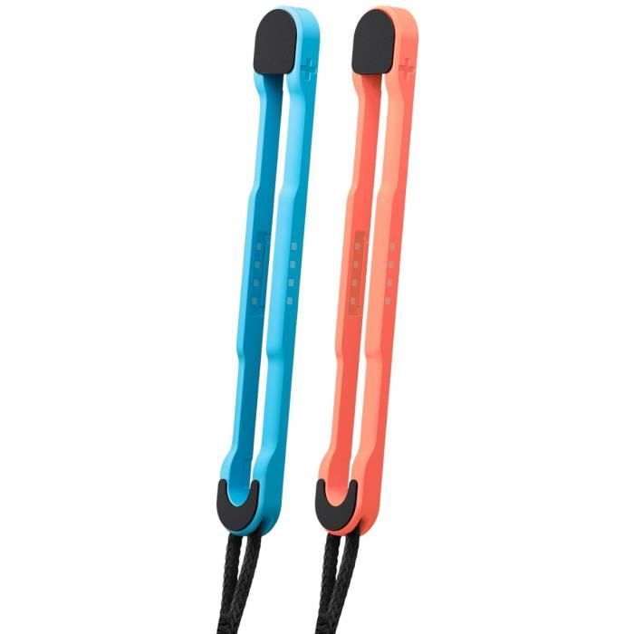 Coppia di cinturini da polso azzurri e rosso chiaro per i controller Joy-Con 2 • Accessorio per Nintendo Switch 2
