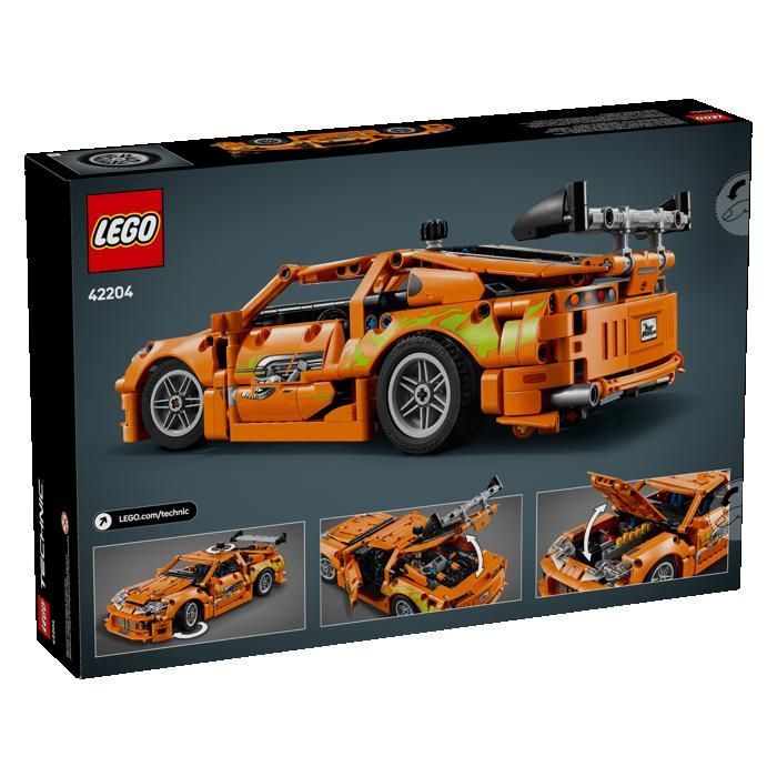 LEGO TECHNIQUE 42204 Fast and Furious Toyota Supra MK4 Gifts Toys Collectibles 9+