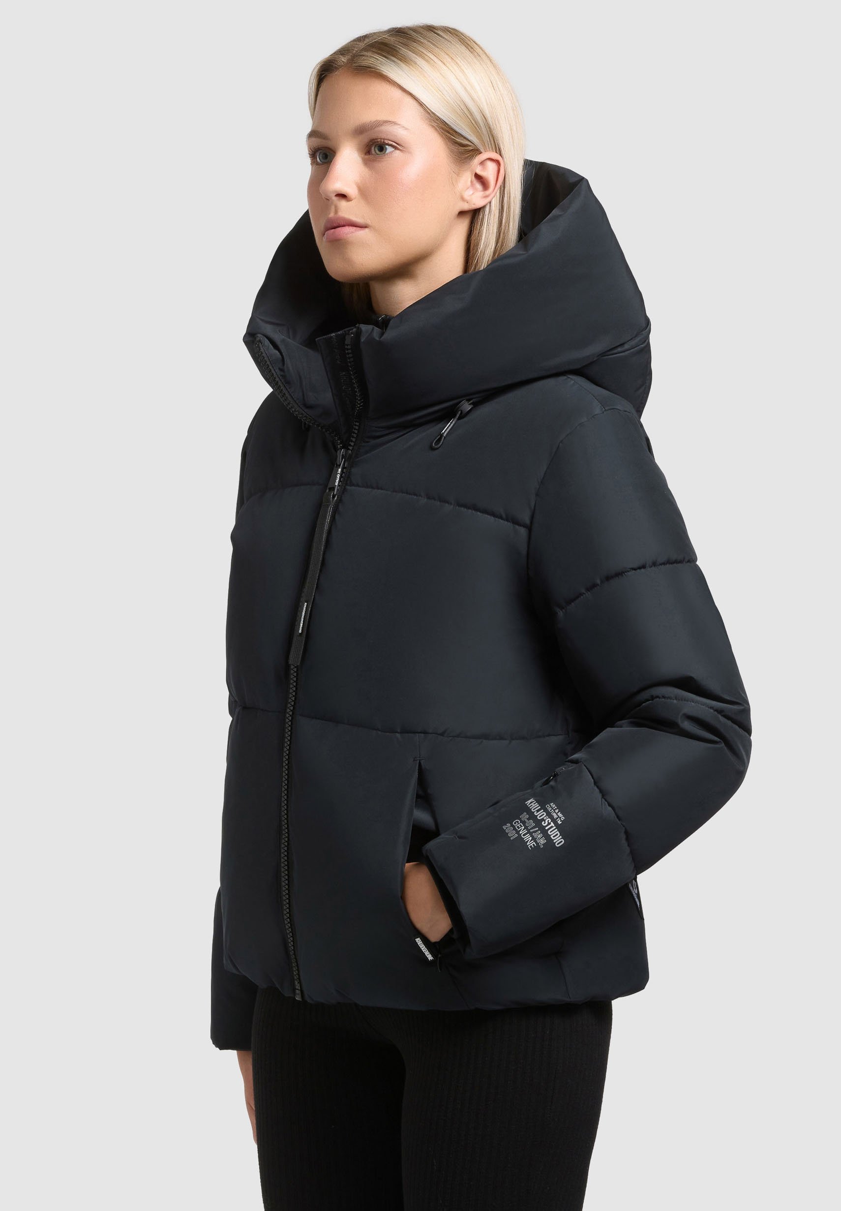 khujo AUDREY MATT - Winterjas - port blue