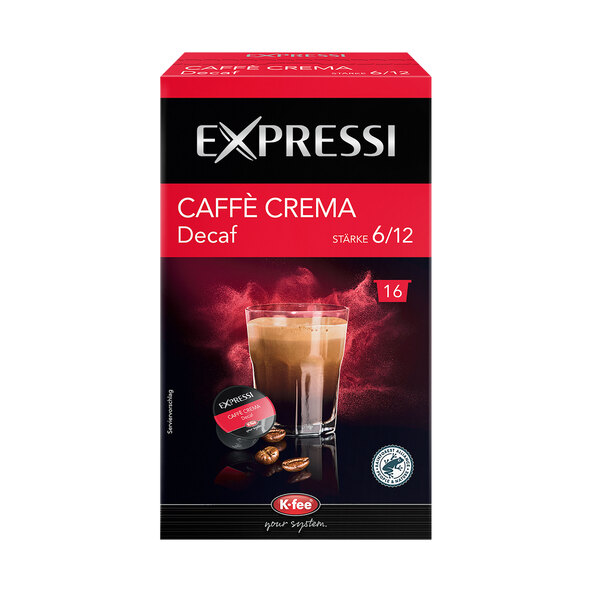 Kaffeekapseln Caffè Crema Decaf, 6 x 125 γρ
