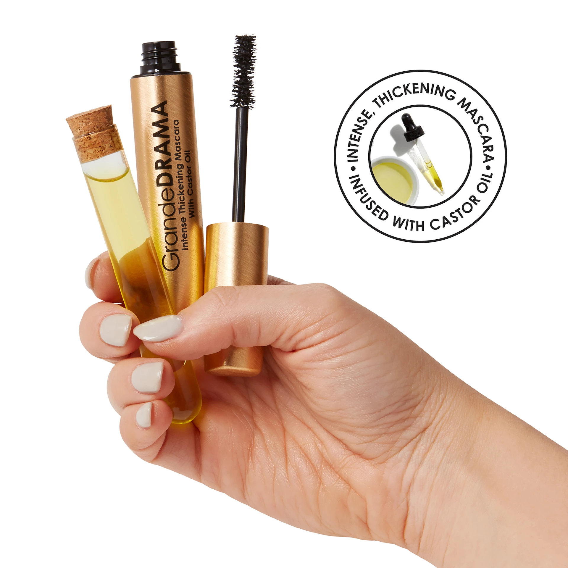 Řasenka GrandeDrama černá - Grande Cosmetics