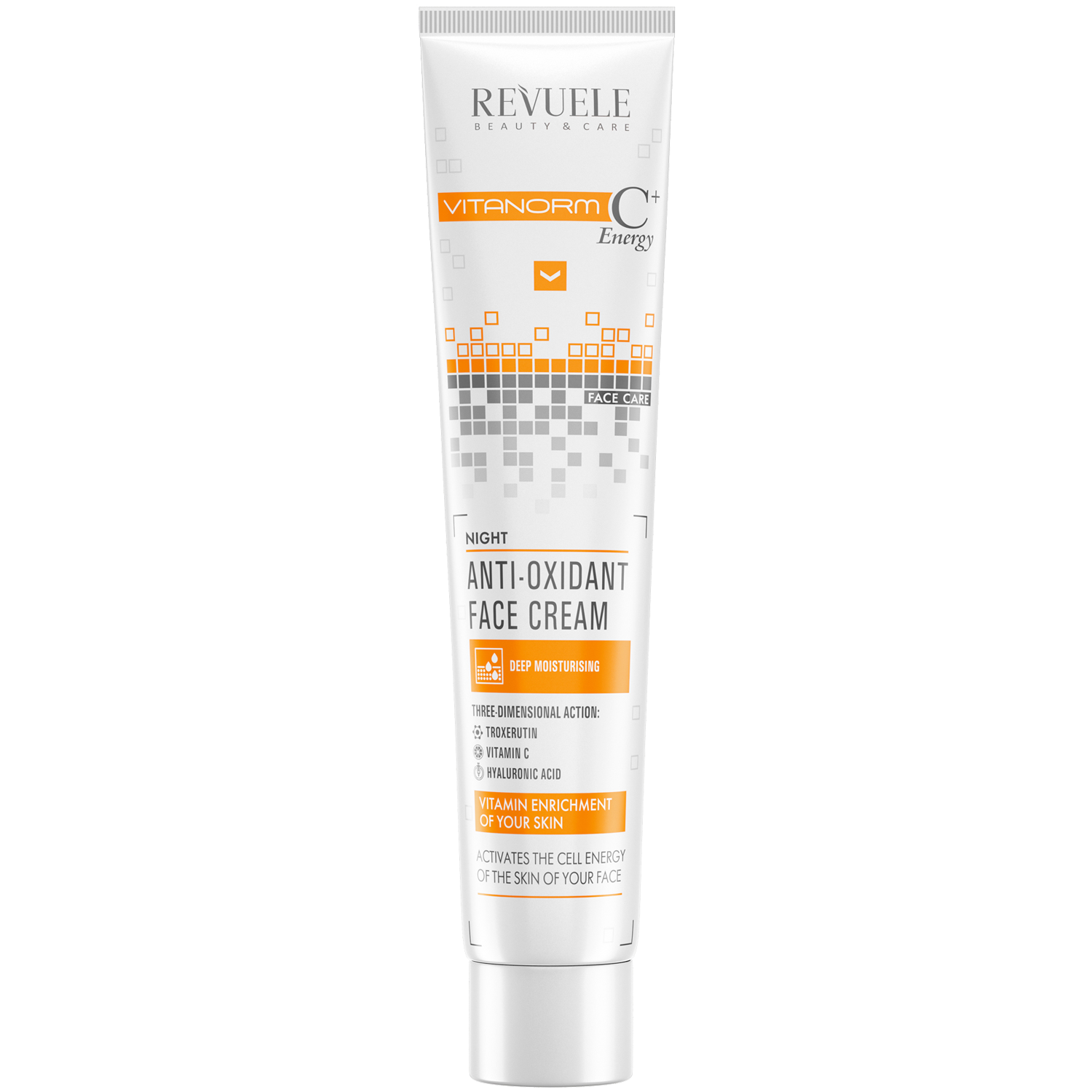 Κρέμα προσώπου νύχτας Revuele 50ml Vitanorm C Energy