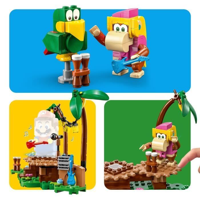 LEGO® Super Mario 71421 Dixie Kong's Jungle Concert Expansion Set, to be combined with Starter Pack