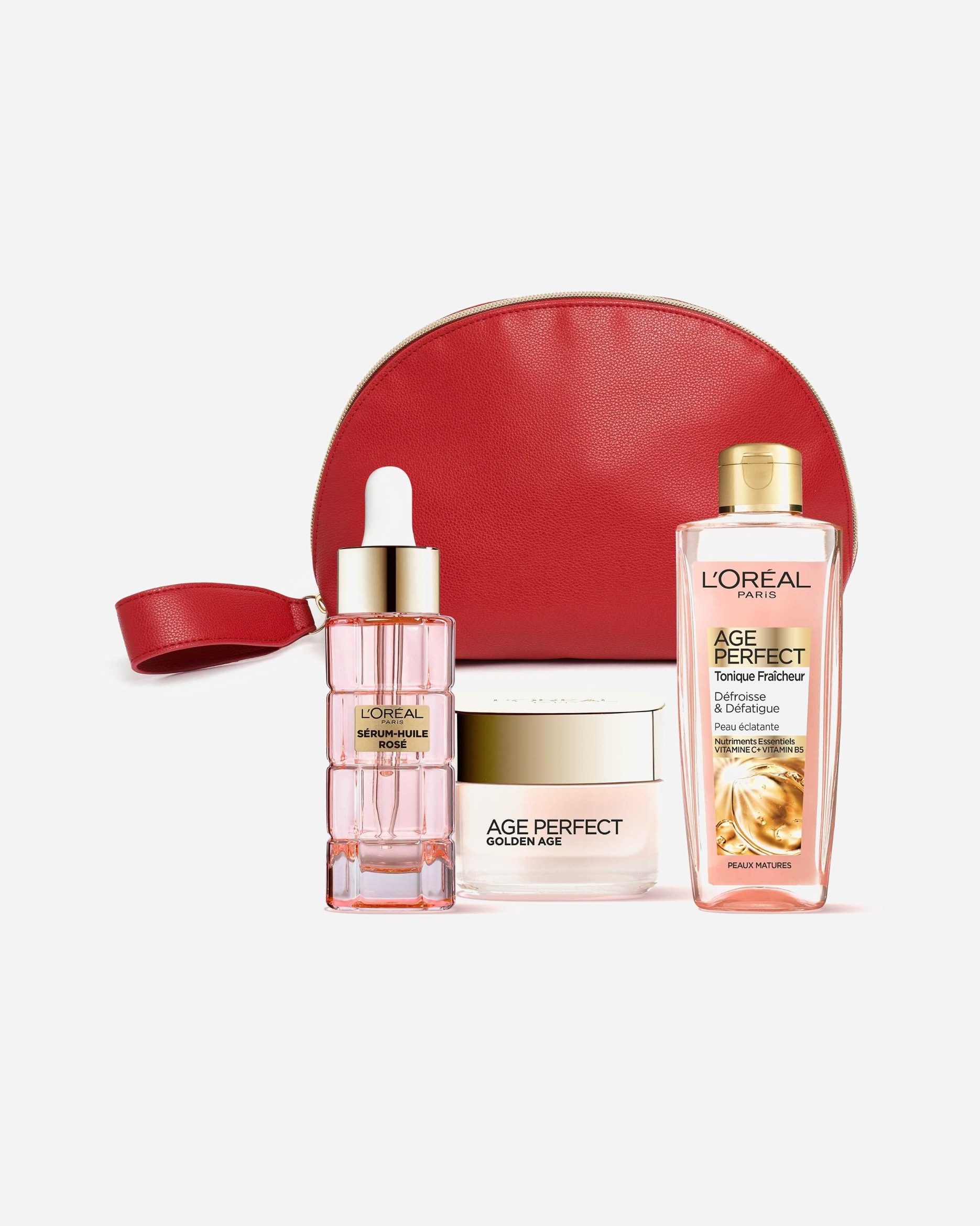 L’Oréal Paris L’Oréal Paris Golden Age Trousse Routine Éclat pour Peaux Matures – 3 produits