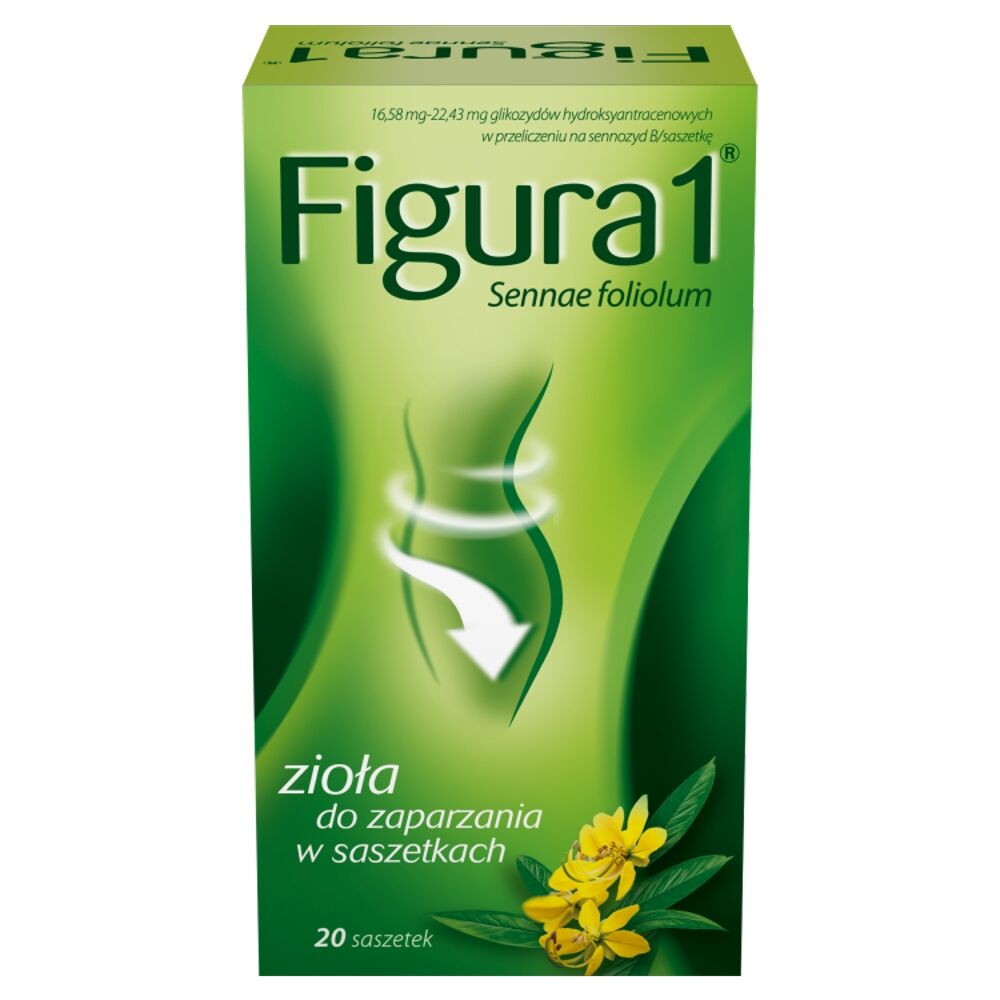 Figura zioła do zaparzania w saszetkach