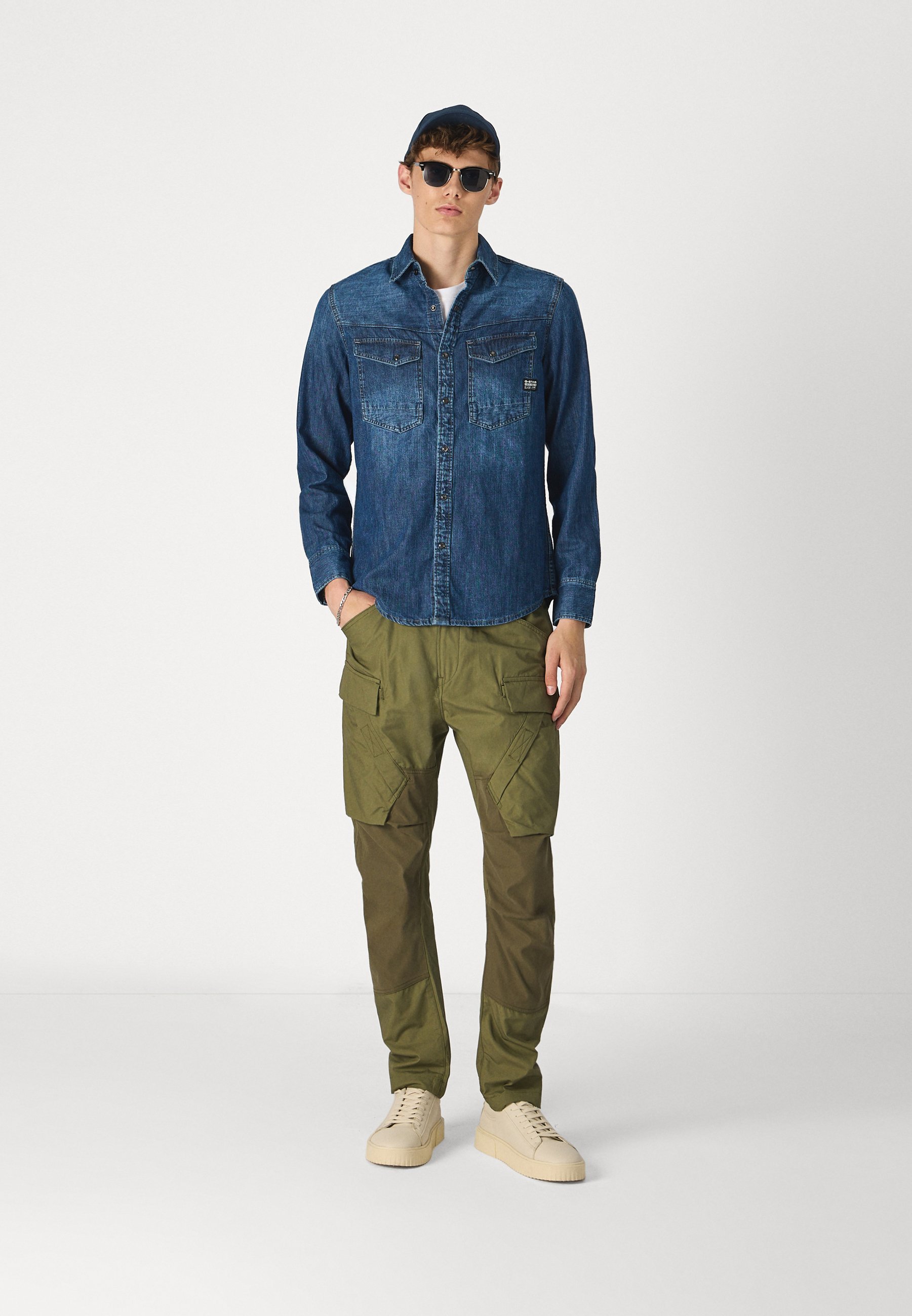 G-STAR DAKOTA SLIM SHIRT LONG SLEEVE - Skjorte - slitt i vind