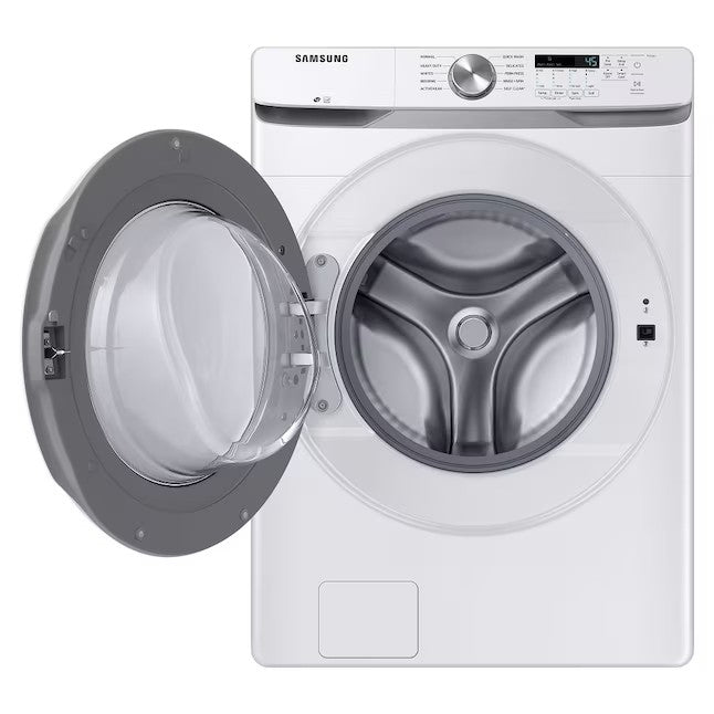 Samsung 4,5 kuutiojalan tehokas pinottava etutäytettävä pesukone (valkoinen) ENERGY STAR