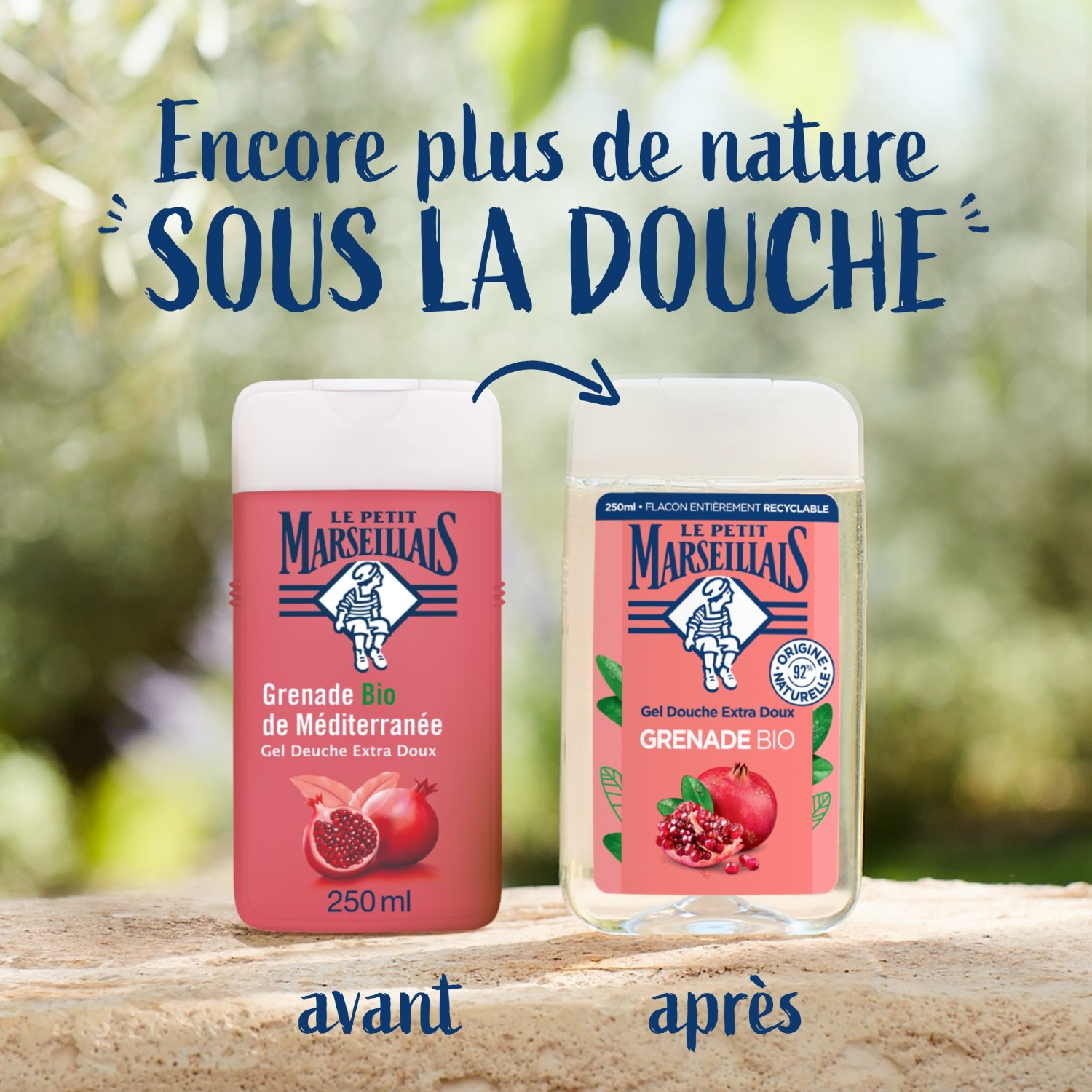 Le Petit Marseillais Gel Douche Extra Doux Grenade Mediterranee