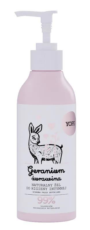 Yope Żel do Higieny Intymnej Geranium i Żurawina