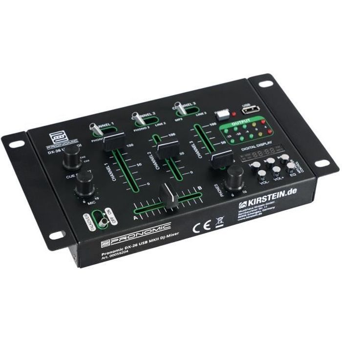 Mixer para DJ Pronomic DX-26 USB MKII