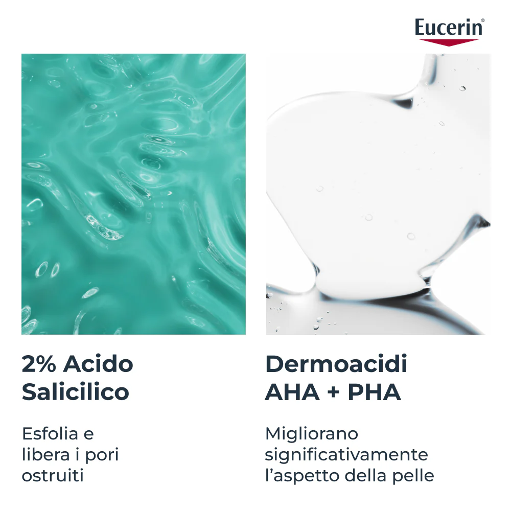 Dermopure Detergente Tripla Azione - Gel detergente viso, Gel viso antimperfezioni, Gel viso antimacchie