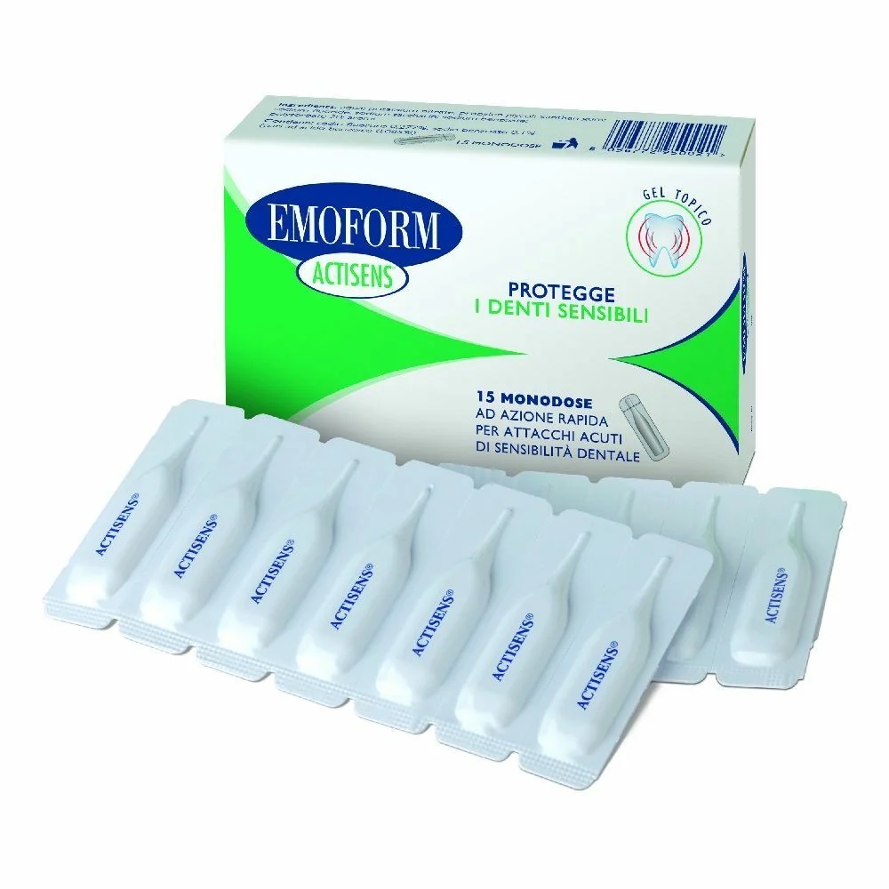 EMOFORM Emoform Actisens topische gel voor gevoelige tanden 15 doses