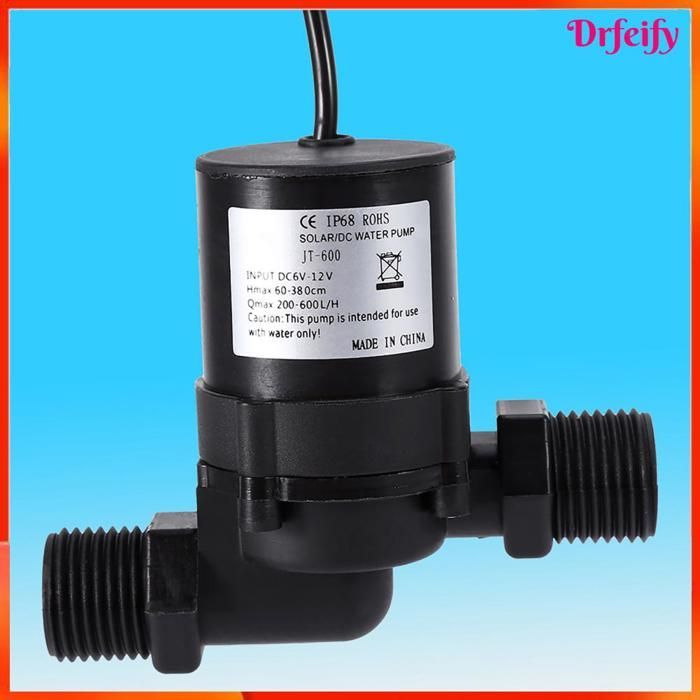Pompa di circolazione - AKOZON - Mini 12V DC Brushless - 600 L/h - Prevalenza 2,8 m - Bassa rumorosità