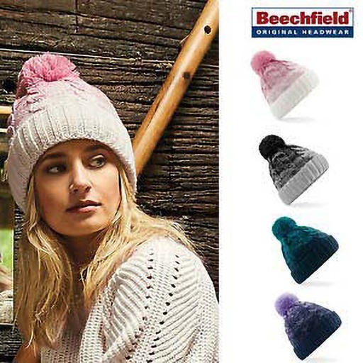  Căciulă tricotată Beechfield în stil gradient