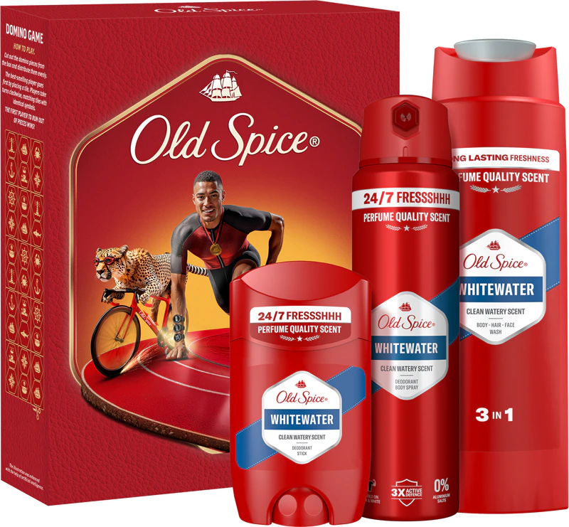 Old Spice Whitewater Ironman cadeauset voor mannen