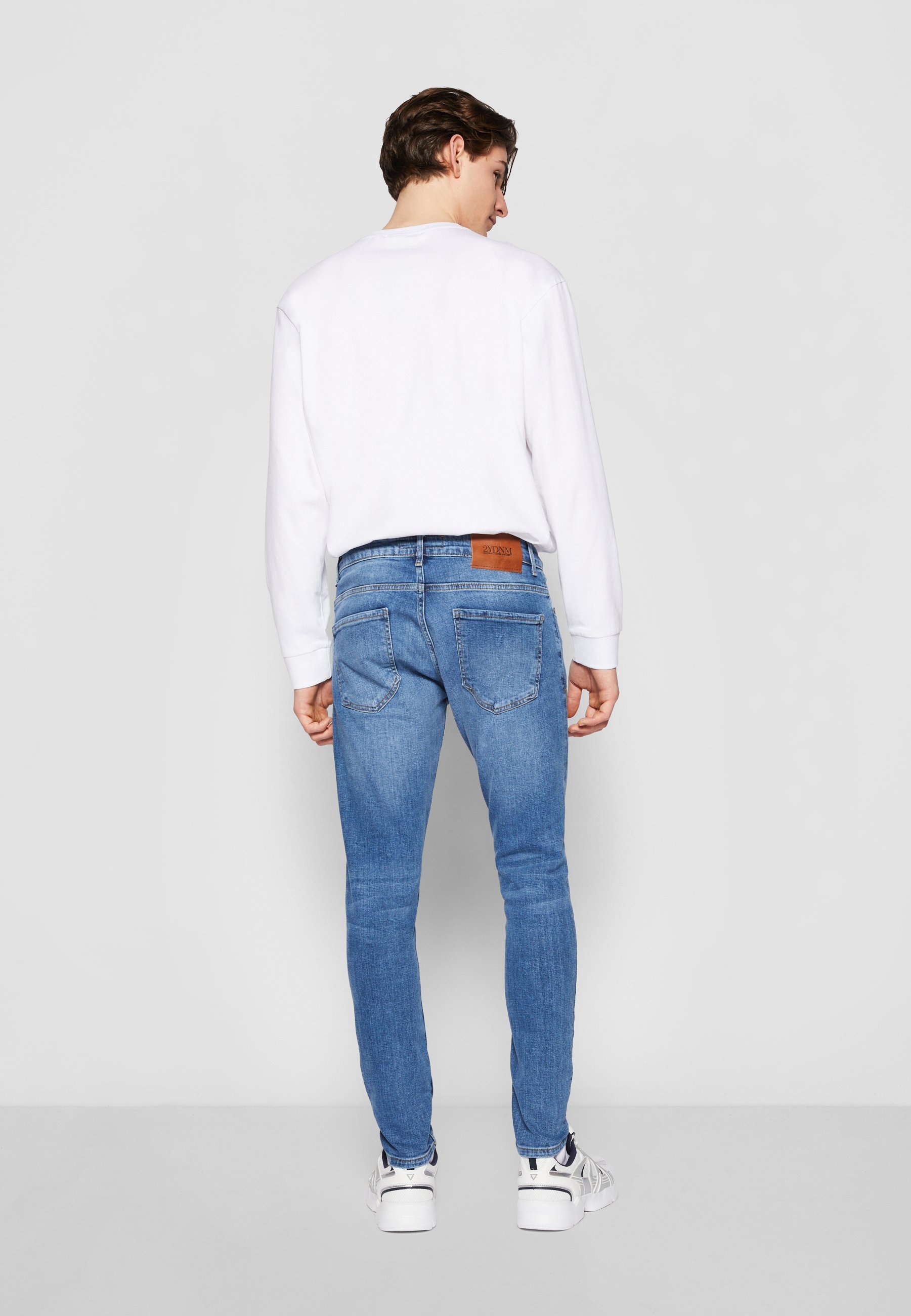 2Y Premium Straight Leg Jeans - blau