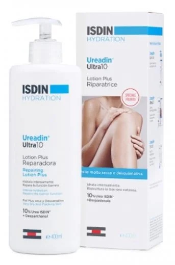 ISDIN Ureadin Ultra 10 verzachtende bodylotion voor de droge huid 400 ml