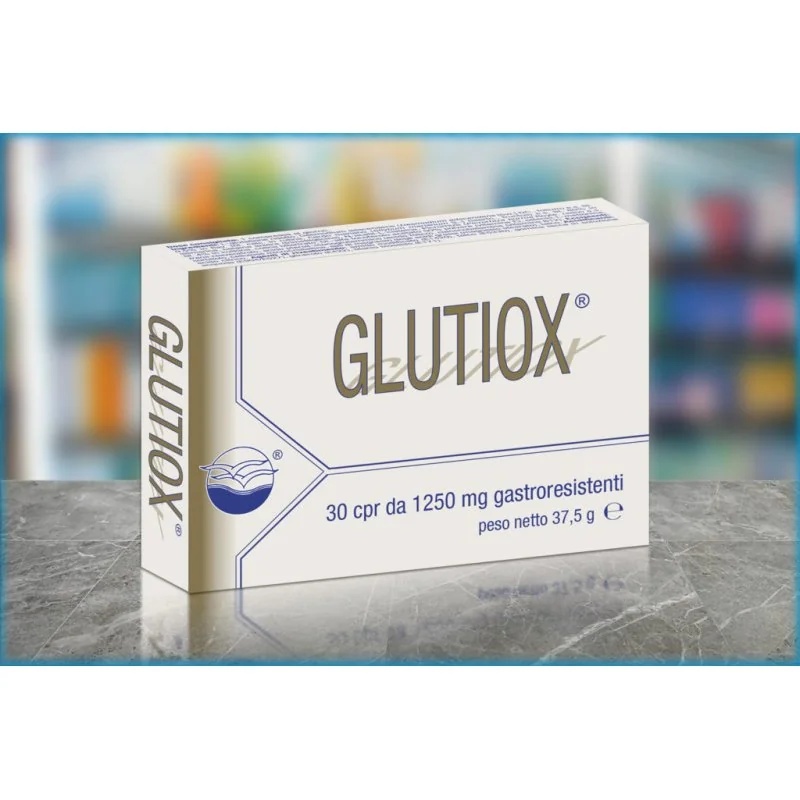 FARMA VALENS Glutiox 30 comprimés 1250 mg gastro-résistants pour le bien-être gastro-intestinal