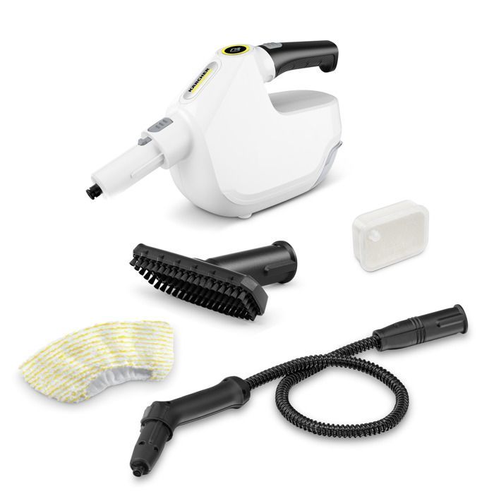 Limpiador a vapor Kärcher SC 1 Multi Comfort con manguera flexible para zonas de difícil acceso - Listo en 30 segundos - 1300 W - Ligero y compacto
