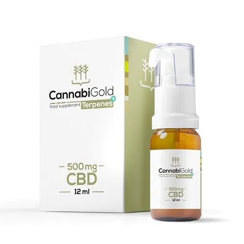 CannabiGold Terpenes+ 500 mg CBD 12 ml