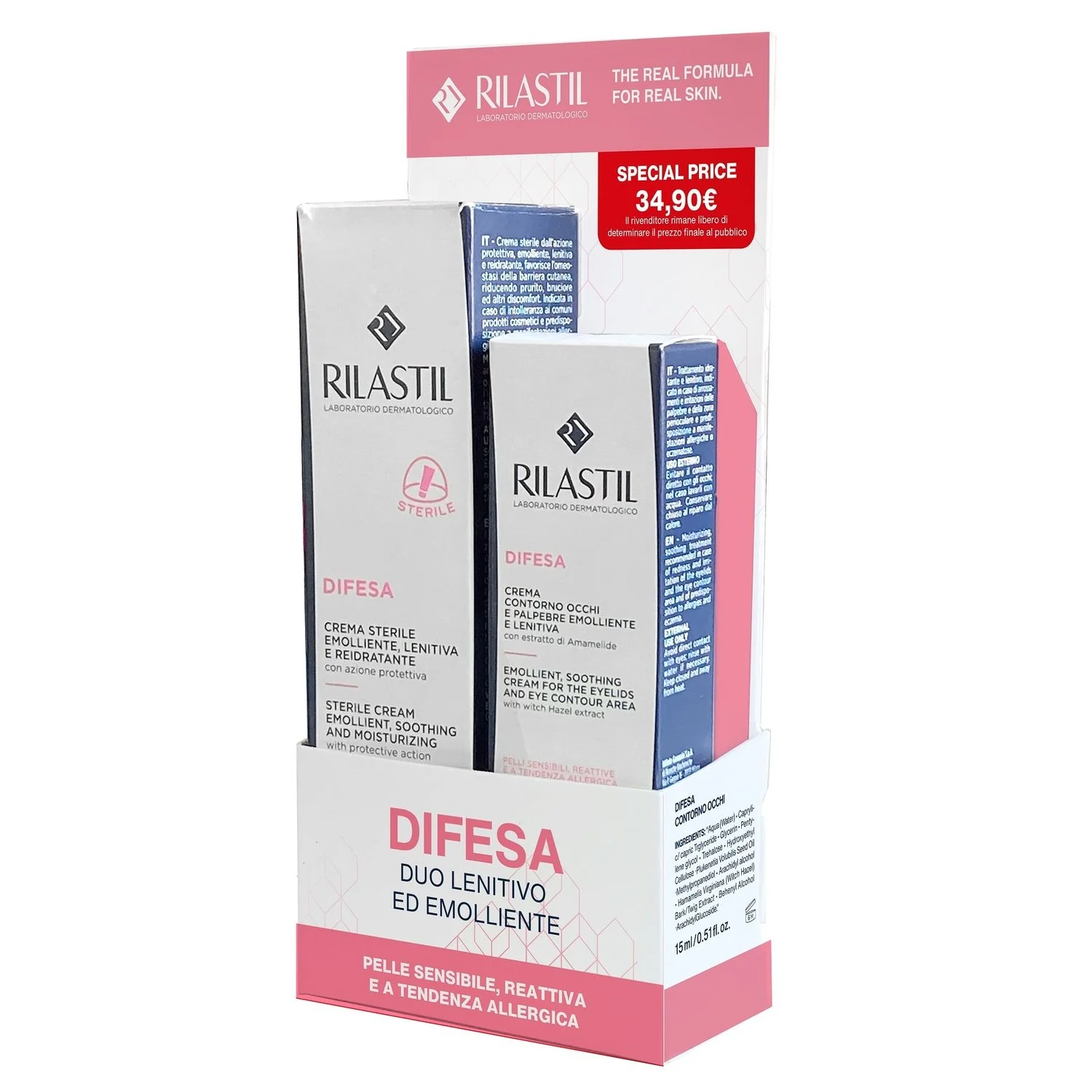 Difesa Cofanetto Difesa Duo Lenitivo Ed Emolliente - Cofanetti Viso e Corpo