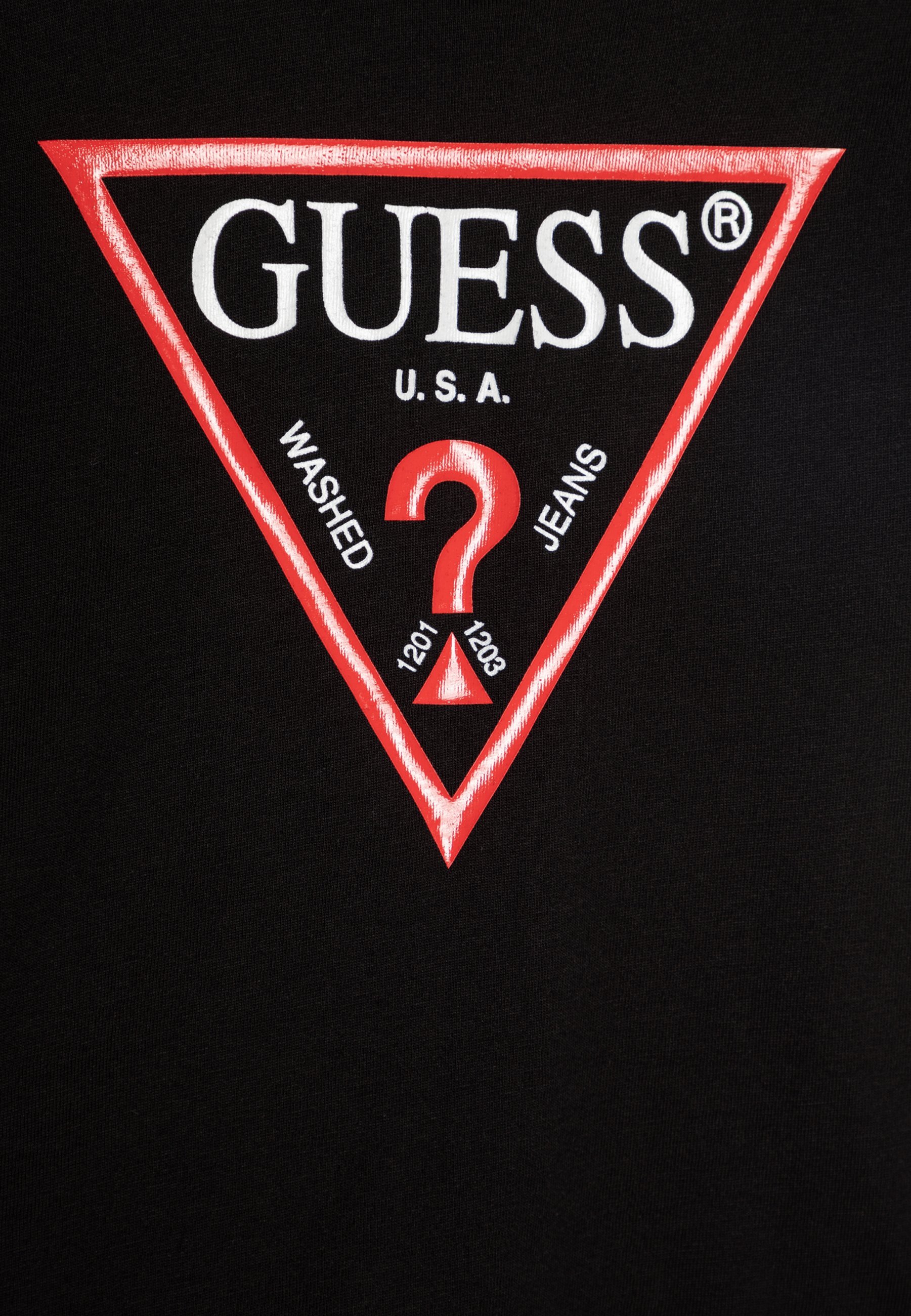 T-shirt Guess TODDLER CORE - Stampa nera