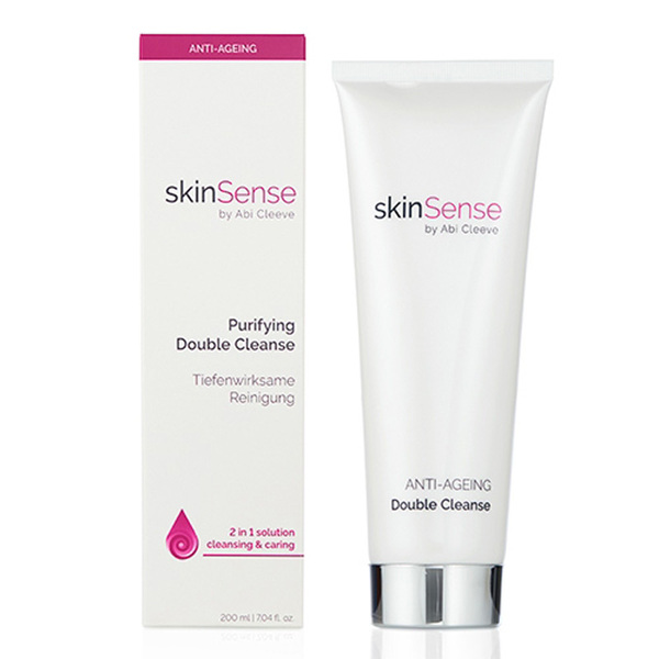 skinSense Anti-Ageing čisticí dvojitý čisticí přípravek 200ml