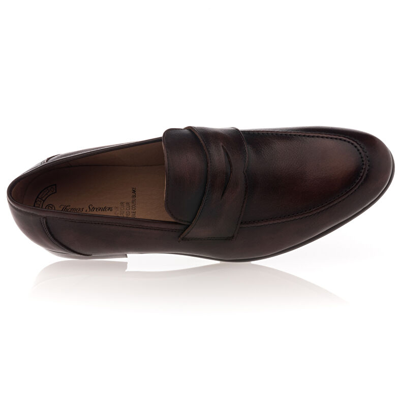 Mocasines/zapatos náuticos marrones para hombre