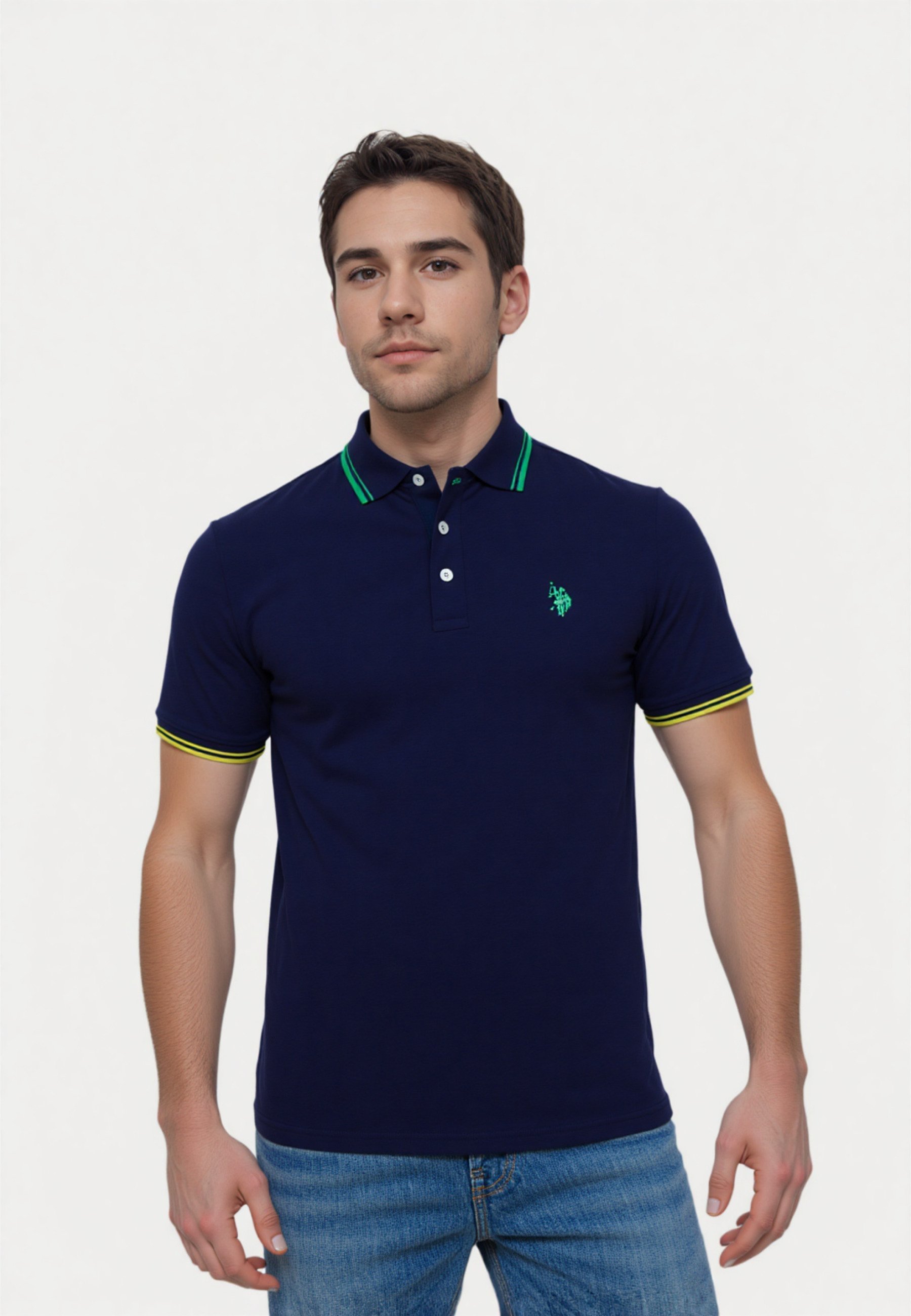 US Polo Assn. SHORTSLEEVE BARNEY - Poloshirt - donkerblauw