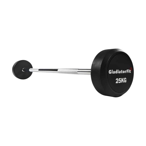 Haltère longue en caoutchouc Gladiatorfit