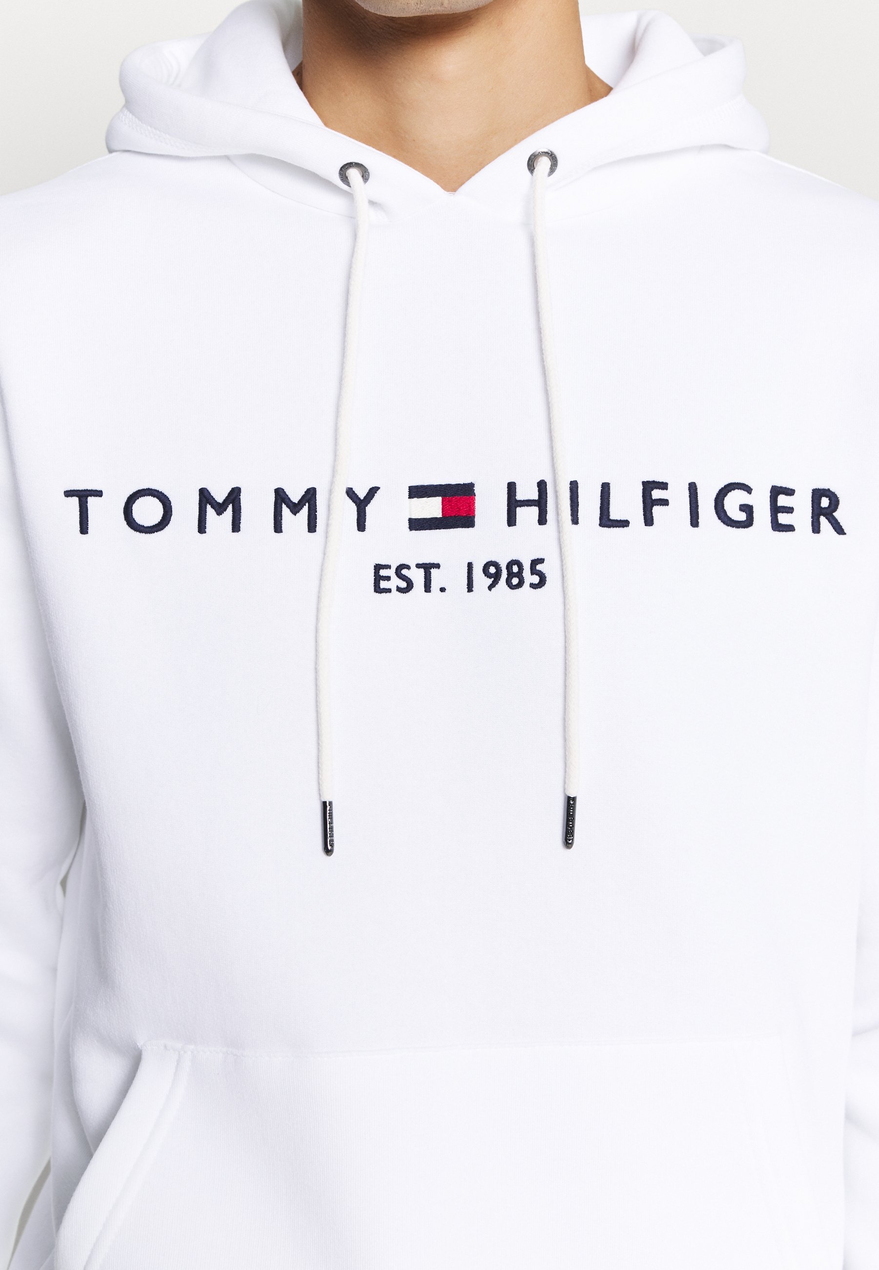 Tommy Hilfiger LOGO HOODY - Hoodie - wit
