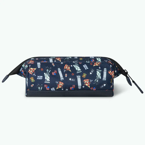 Cabaia Astuccio scolastico Brooklyn blu navy