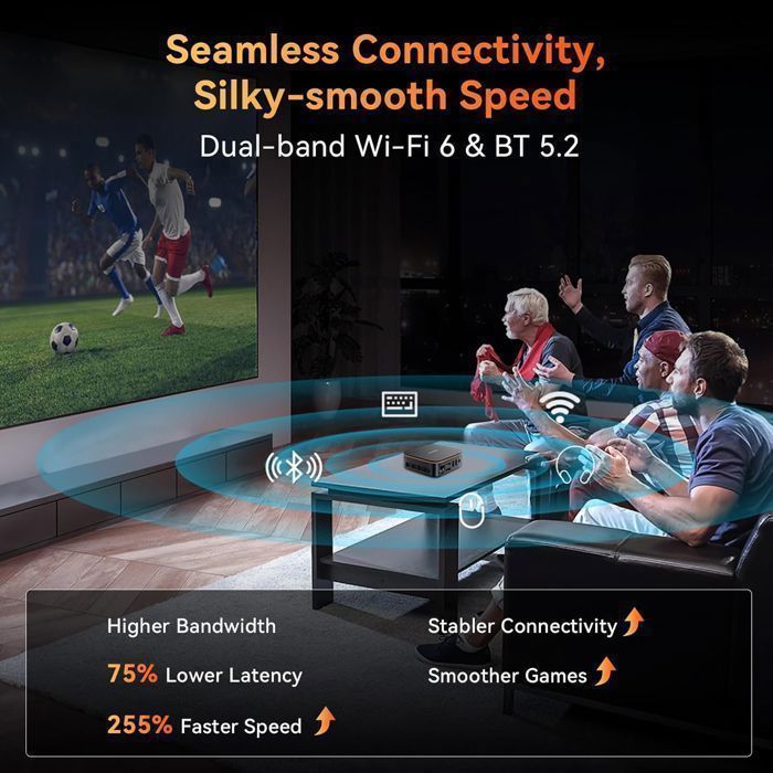 Mini PC Blackview MP20 - 16 GB DDR4 - SSD da 512 GB - Windows 11 Pro - AMD 3300U 3,5 GHz - 4K HD Dual WiFi Gigabit Ethernet HDMI Nero