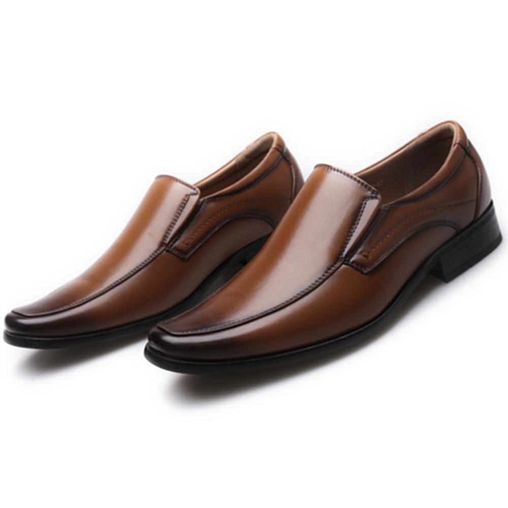 Scarpe eleganti classiche da uomo per affari, scarpe formali da cerimonia alla moda, scarpe Oxford slip-on da uomo per ufficio, scarpe di lusso da uomo