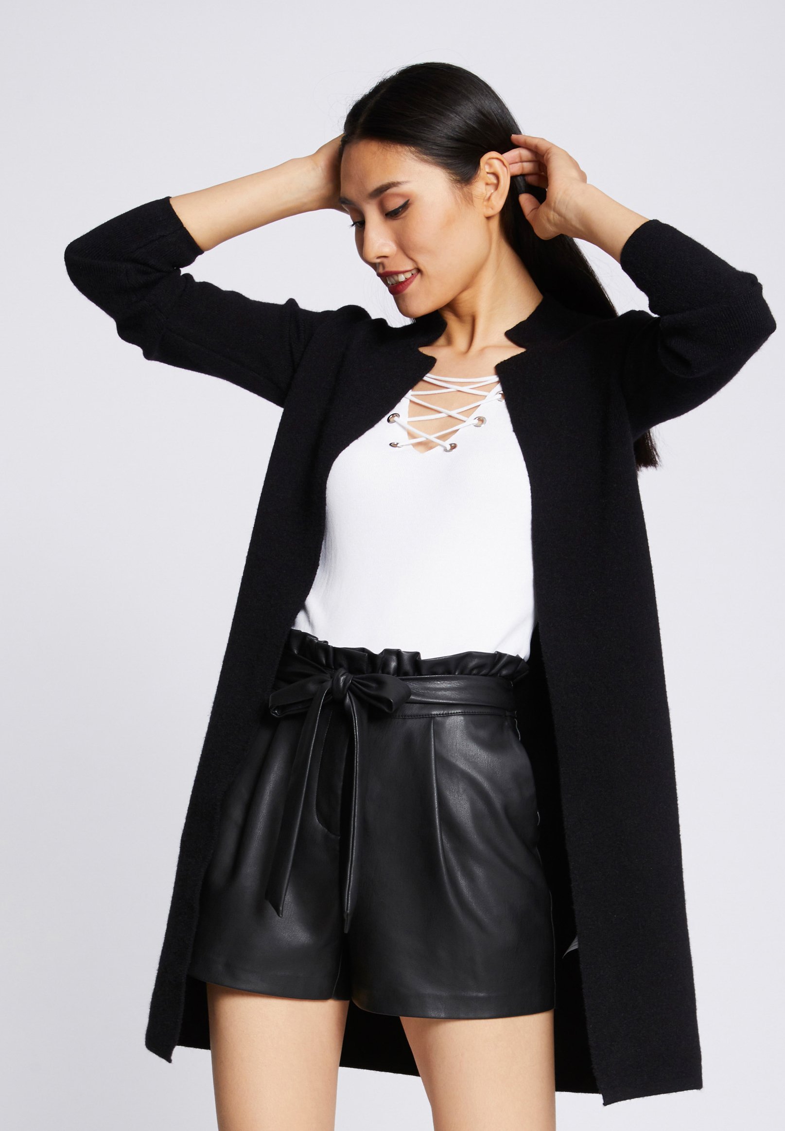 Morgan BLOCK - Cardigan - zwart