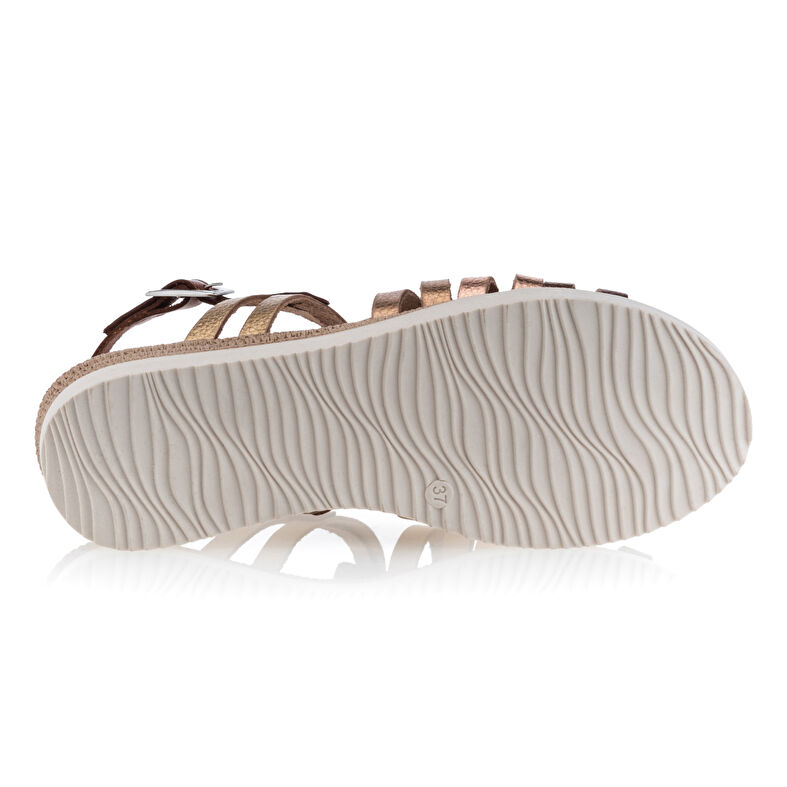Brune sandaler / sko med åpen tå til dame