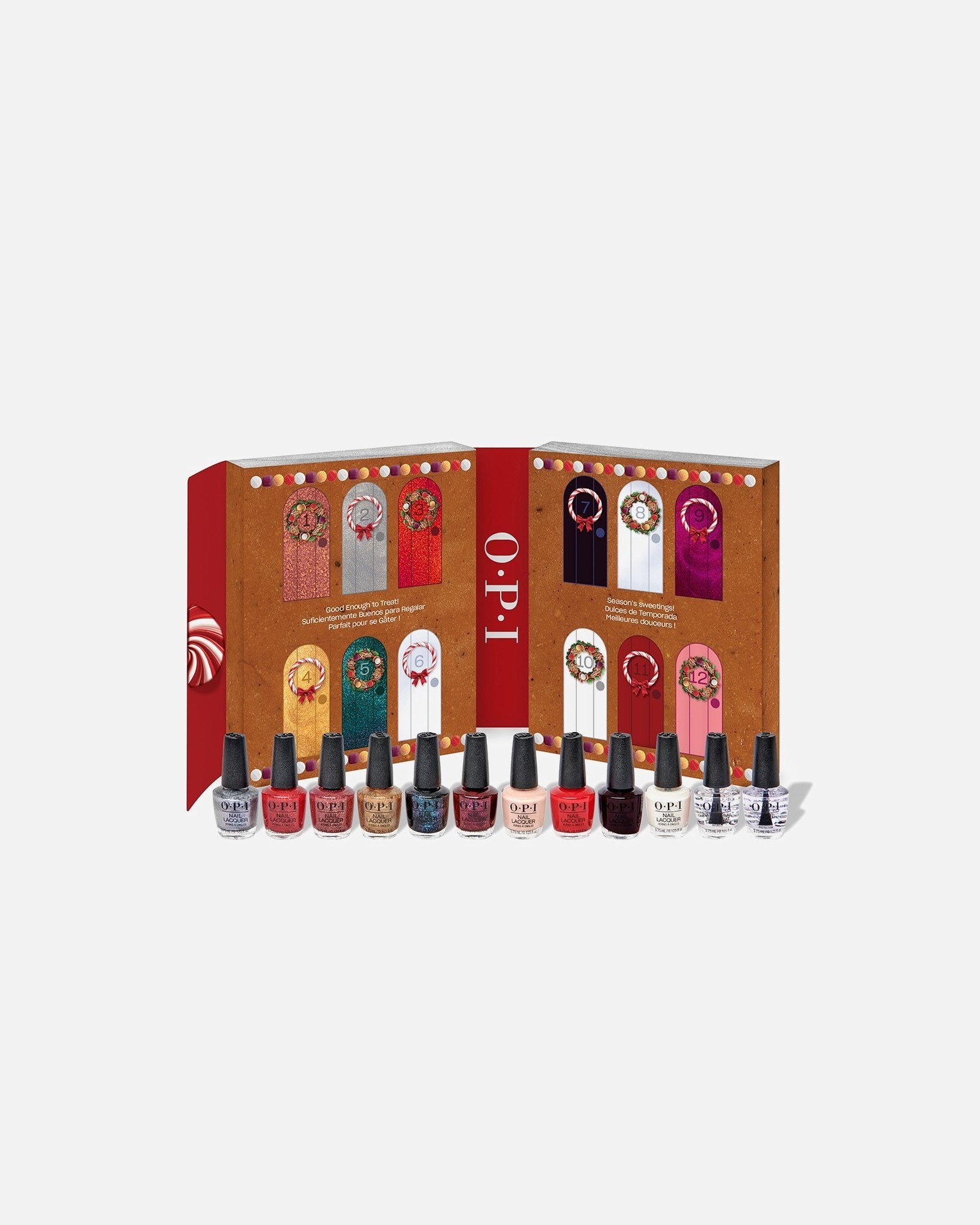 OPI set lakova za nokte „Dovoljno dobar za tretman“ – Kalendar, 12 doza – 1 komad