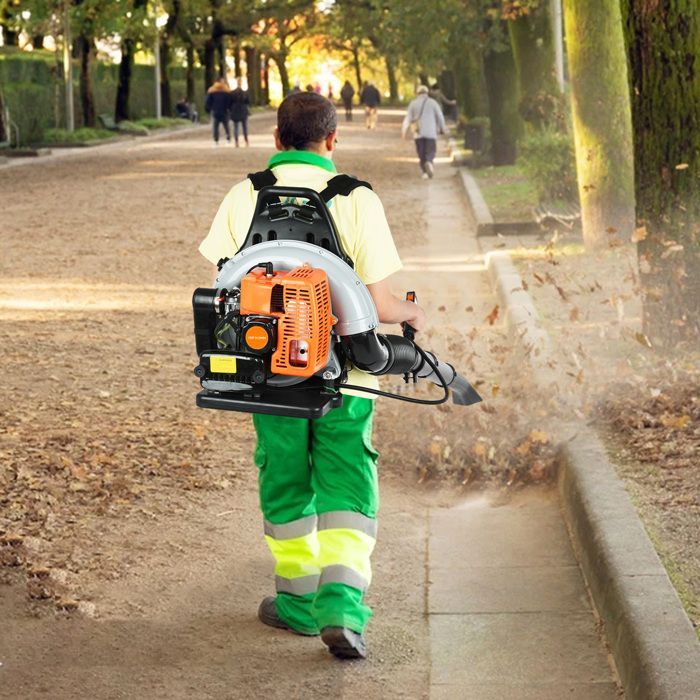 EB650 2-takt 63cc bladblazer met rugzak - Veelzijdige, robuuste en zeer efficiënte bladblazer